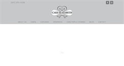 Desktop Screenshot of cakeelizabeth.com