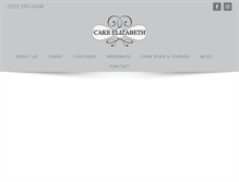 Tablet Screenshot of cakeelizabeth.com